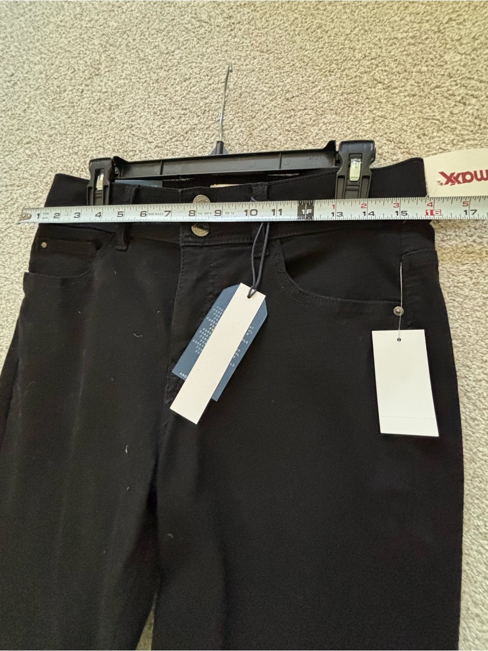 NWT Angels Forever Young High-Rise Black Skinny Jeans Size 10 - Picture 4 of 8